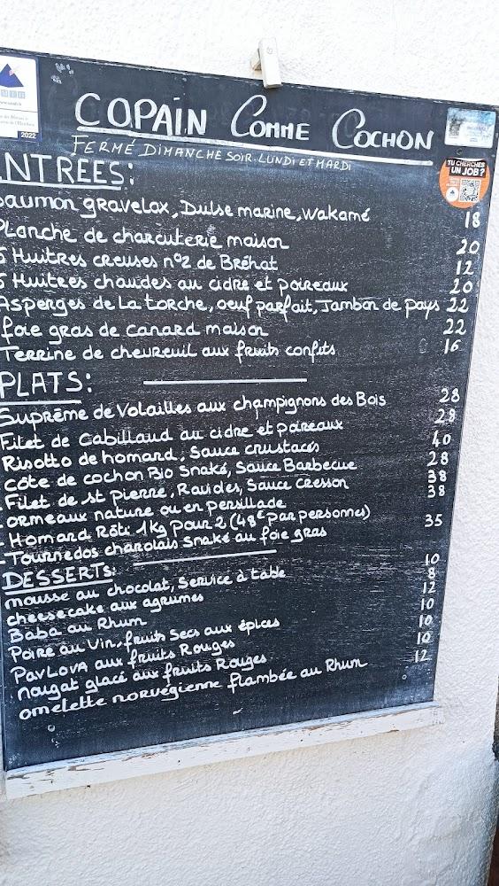 Copains comme cochon - Menu Image 4